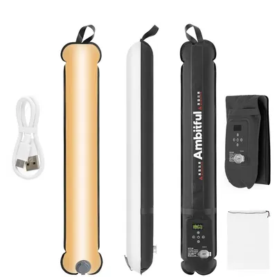 Ambitful GC12 Gold Crow 12 Flexible Photography Lighting Air Light 2700K-6500K Portable LED Soft Light Inflatable Ambitful GC12 Gold Crow 12 Flexible Photography Lighting Air Light 2700K-6500K Portable LED Soft Light Inflatable
