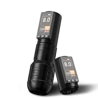 Ambition Soldier270 Wireless Tattoo Machine 4.0-4.5mm Stroke Brushless Motor Pen Professional 2400mAh Battery Grip Ambition Soldier270 Wireless Tattoo Machine 4.0-4.5mm Stroke Brushless Motor Pen Professional 2400mAh Battery Grip