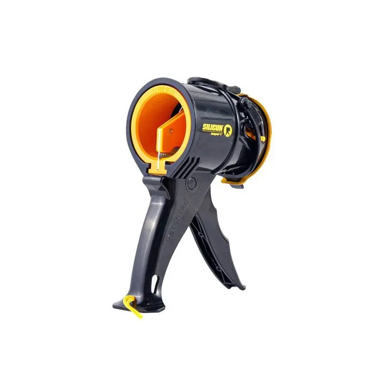 American Siligun Compact Glass Glue Gun – a Short, Self-Sealing, High-Thrust, Drip-Proof Caulking Tool