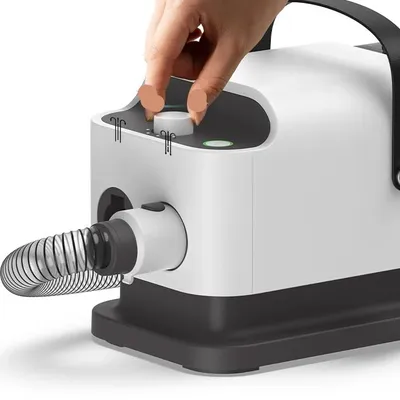 Amicura P1 Vacuum Cleaner and Hair Dryer 15kpa, Pet Grooming Set Adjustable Speed and Temperature, 5 Proven Care Tools