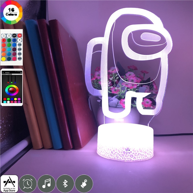 Among Us Lamp Night Light Among Us Lamp Night Light