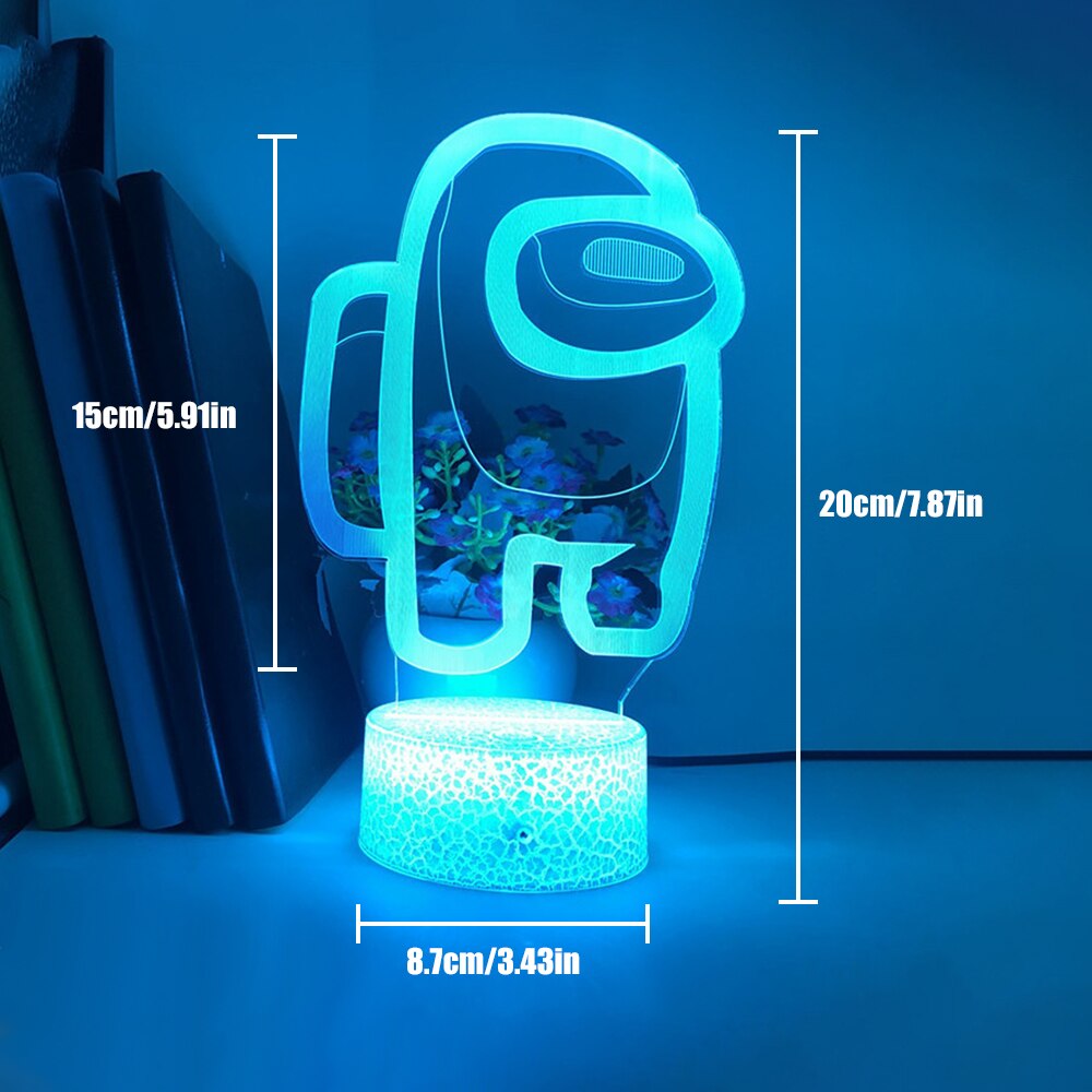 Among Us Lamp Night Light Among Us Lamp Night Light