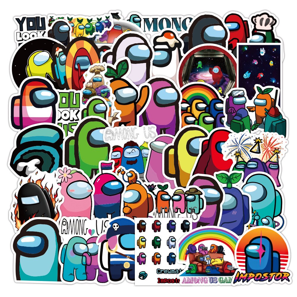 Among Us Stickers (50 pcs)