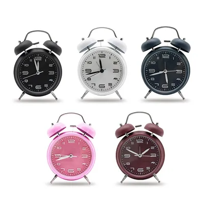 Analog Alarm Clock Retro Design