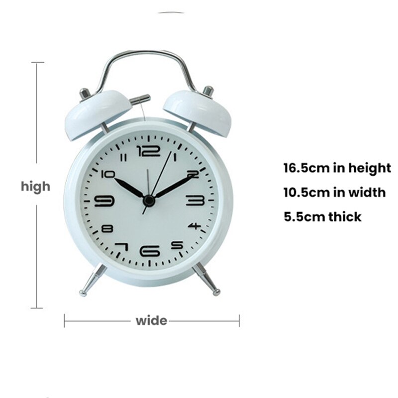 Analog Alarm Clock Retro Design