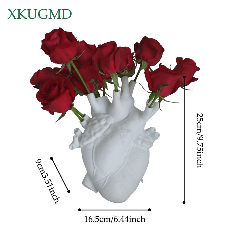 Anatomical Heart Vase Creative Home Decor Anatomical Heart Vase Creative Home Decor