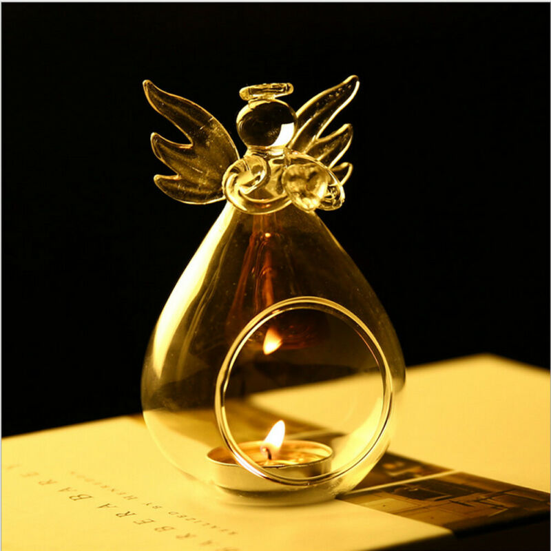 Angel Tea Light Holder Glass Candle Stand Angel Tea Light Holder Glass Candle Stand