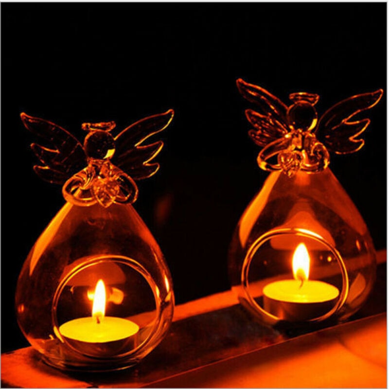 Angel Tea Light Holder Glass Candle Stand Angel Tea Light Holder Glass Candle Stand