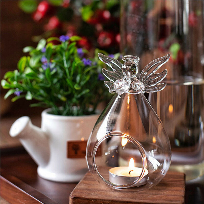 Angel Tea Light Holder Glass Candle Stand Angel Tea Light Holder Glass Candle Stand