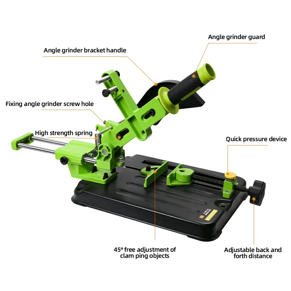 Angle Grinder Stand Angle Grinder Holder Woodworking Tool DIY Cut Stand Grinder Support Dremel Power Tools Accessories