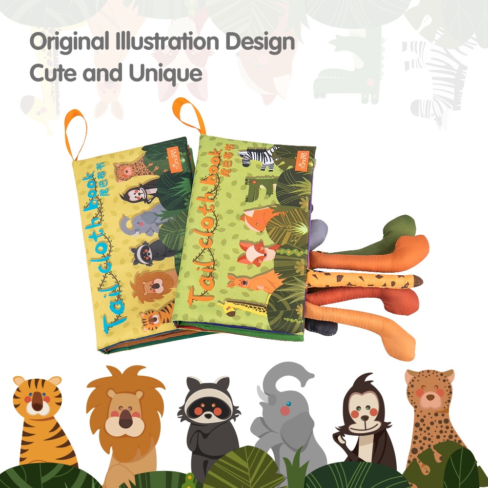 Animal Books Soft with Rattle Animal Books Soft with Rattle