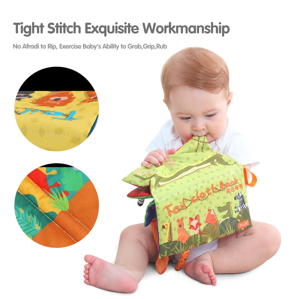 Animal Books Soft with Rattle Animal Books Soft with Rattle