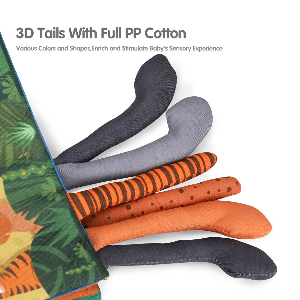 Animal Books Soft with Rattle Animal Books Soft with Rattle