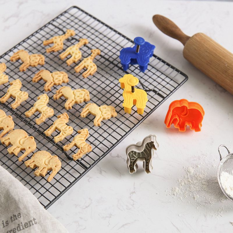 Animal Cookie Cutters Mold Set (4pcs) Animal Cookie Cutters Mold Set (4pcs)