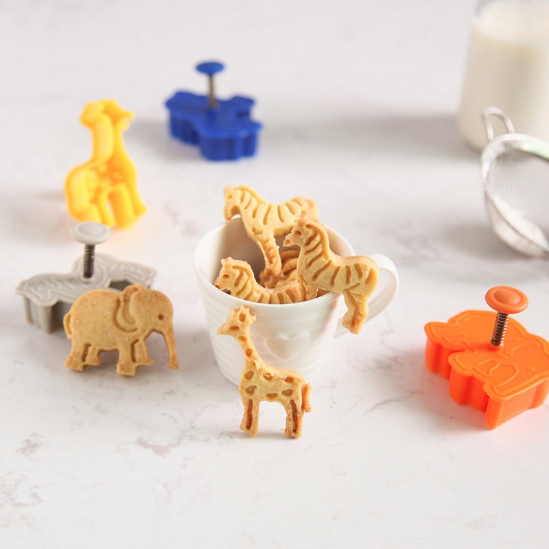 Animal Cookie Cutters Mold Set (4pcs) Animal Cookie Cutters Mold Set (4pcs)