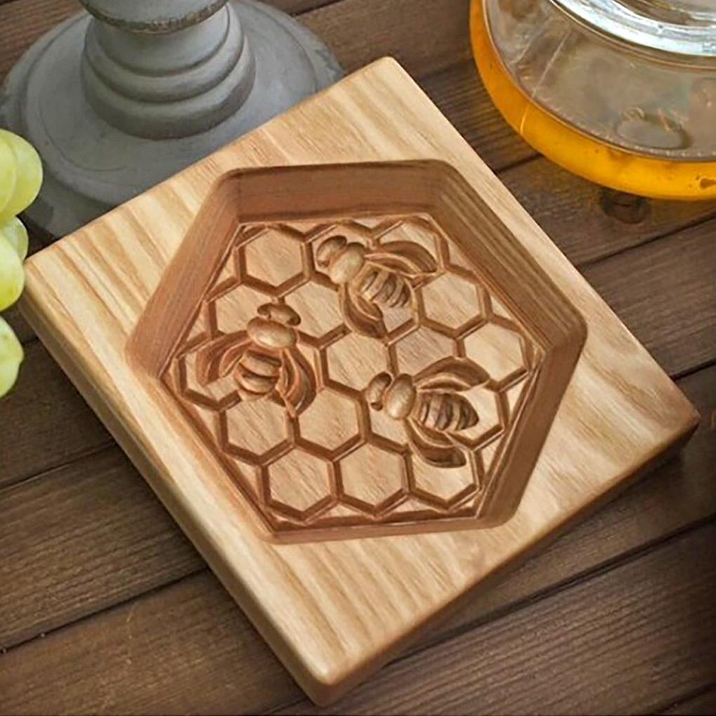 Animal Design Wooden Cookie Press Animal Design Wooden Cookie Press