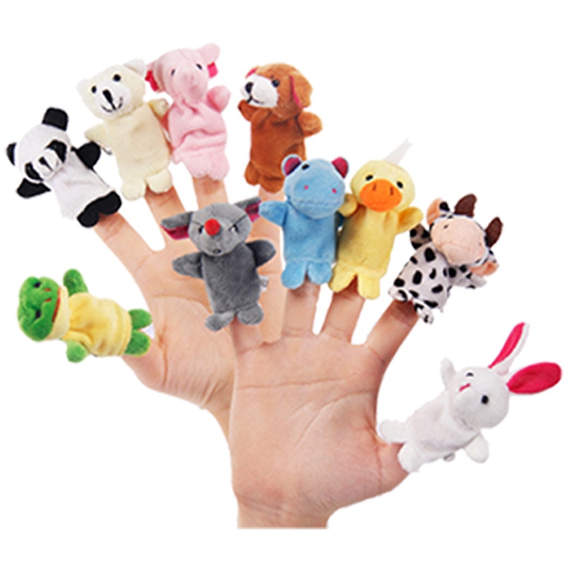 Animal Finger Puppets Educational Toys (10pcs) Animal Finger Puppets Educational Toys (10pcs)