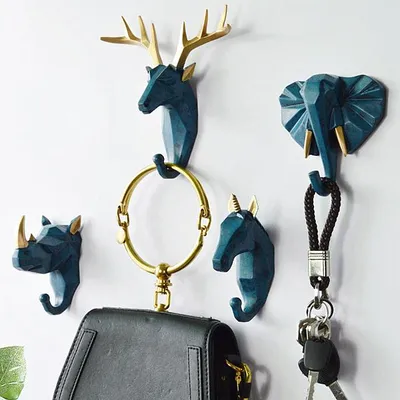 Animal Head Hooks Wall Decor Animal Head Hooks Wall Decor