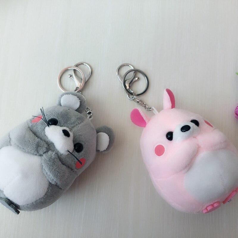 Animal Keychain Plush Charm Animal Keychain Plush Charm