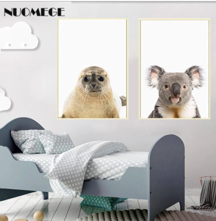 Animal Paintings Cotton Canvas Animal Paintings Cotton Canvas