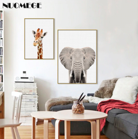 Animal Paintings Cotton Canvas Animal Paintings Cotton Canvas