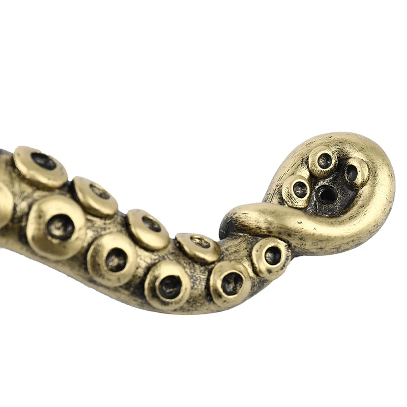 Animal Style Vintage Octopus Door Knob Outdoor Hook Furniture Drawer Bar Pulls Handle Hardware Ancient Pull Home Door