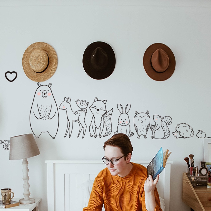 Animal Wall Stickers Children Room Decals Animal Wall Stickers Children Room Decals