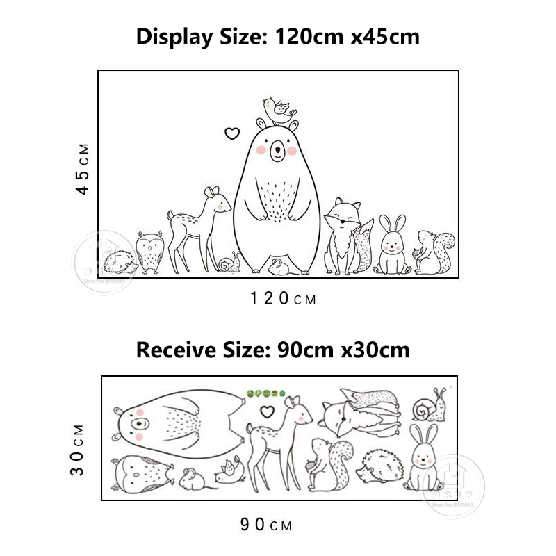Animal Wall Stickers Children Room Decals Animal Wall Stickers Children Room Decals