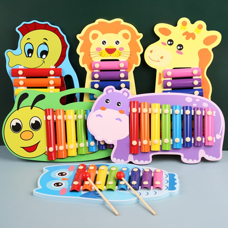 Animals Design Wooden Xylophone Toy for Kids Animals Design Wooden Xylophone Toy for Kids
