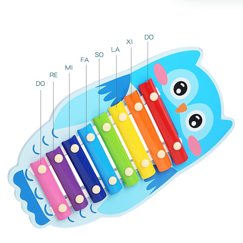 Animals Design Wooden Xylophone Toy for Kids
