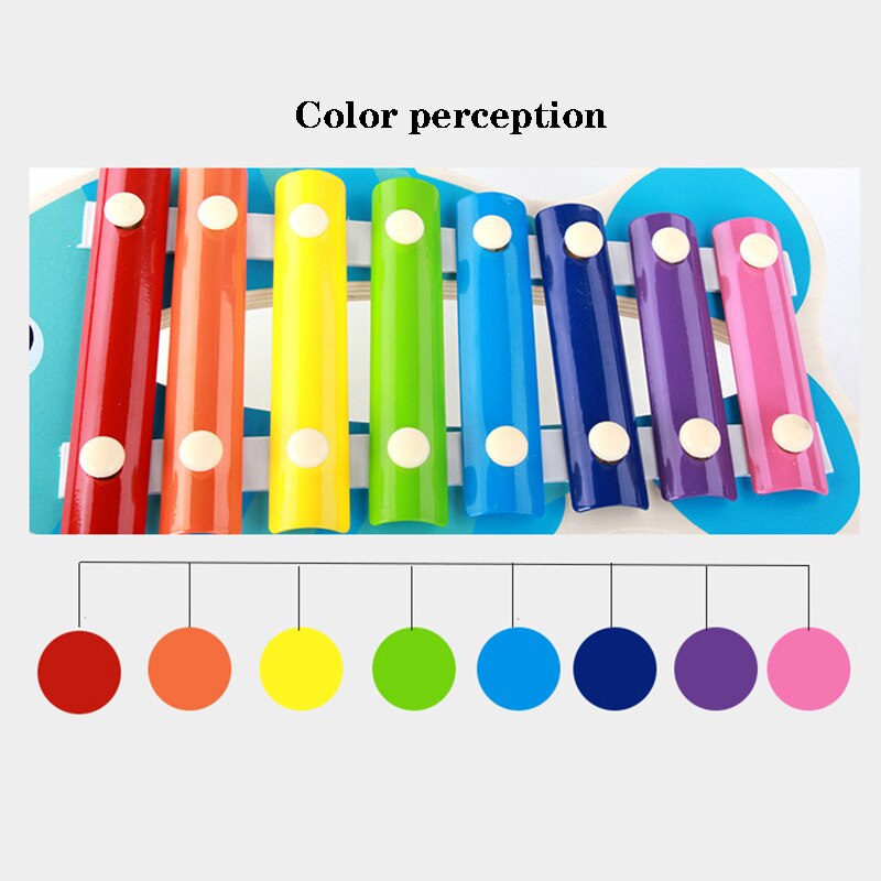 Animals Design Wooden Xylophone Toy for Kids