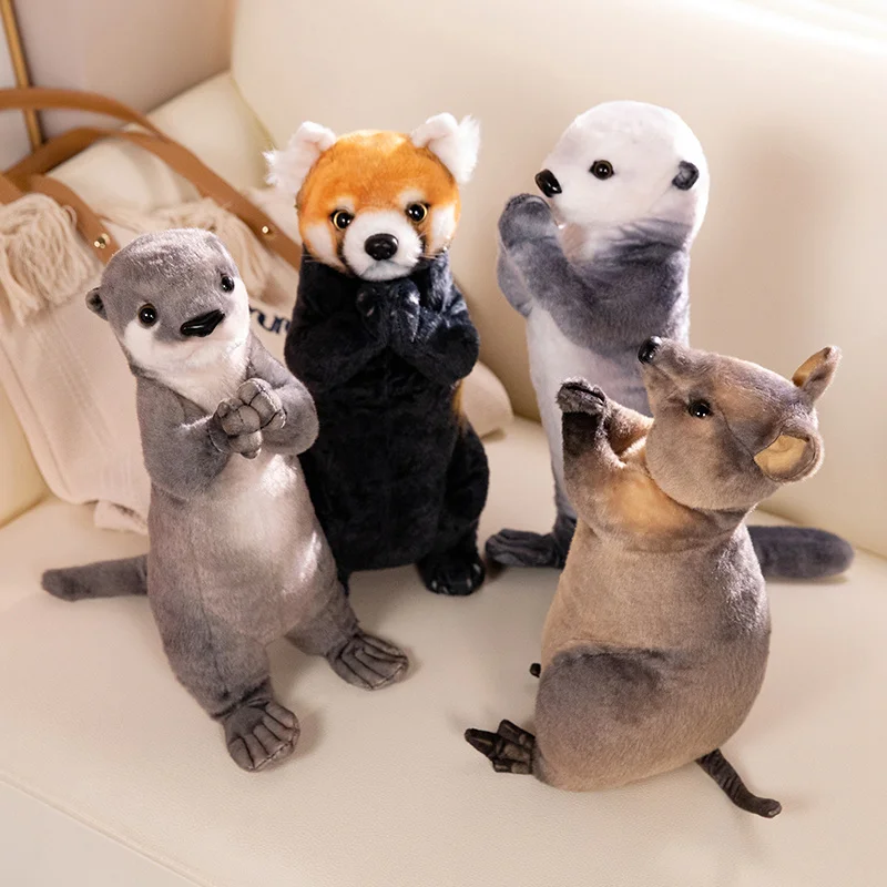 Animals to Thank for Blessing Plush Toys Red Panda Otter Short-Tailed Kangaroo Sea Otter Plush Animals Lifelike Bless Animals to Thank for Blessing Plush Toys Red Panda Otter Short-Tailed Kangaroo Sea Otter Plush Animals Lifelike Bless