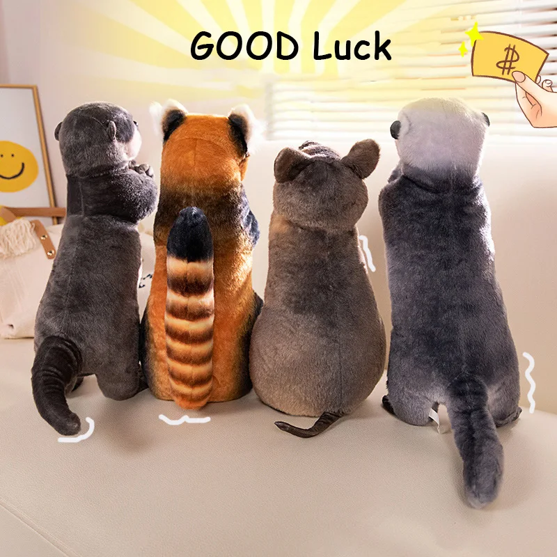 Animals to Thank for Blessing Plush Toys Red Panda Otter Short-Tailed Kangaroo Sea Otter Plush Animals Lifelike Bless Animals to Thank for Blessing Plush Toys Red Panda Otter Short-Tailed Kangaroo Sea Otter Plush Animals Lifelike Bless