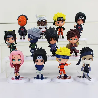 Anime Action Figure Naruto Cute Toys (6pcs) Anime Action Figure Naruto Cute Toys (6pcs)