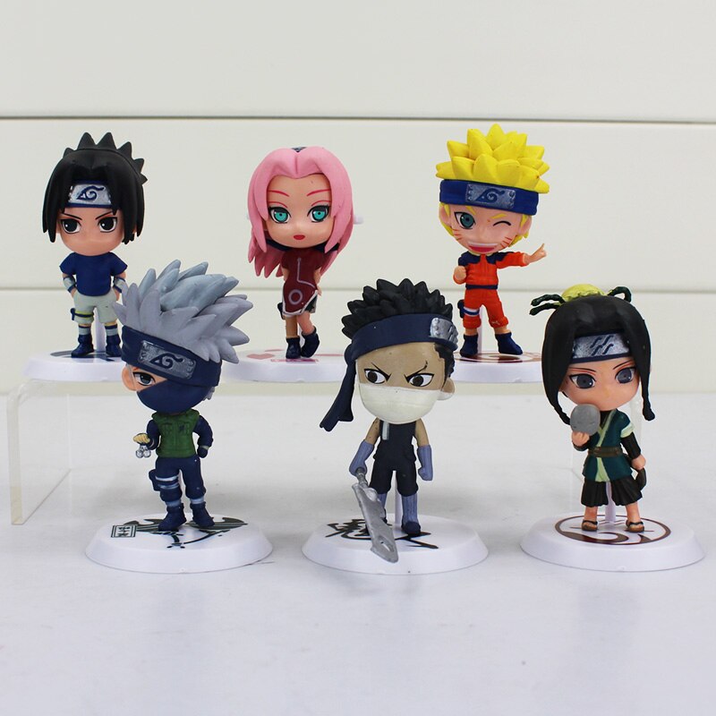 Anime Action Figure Naruto Cute Toys (6pcs) Anime Action Figure Naruto Cute Toys (6pcs)