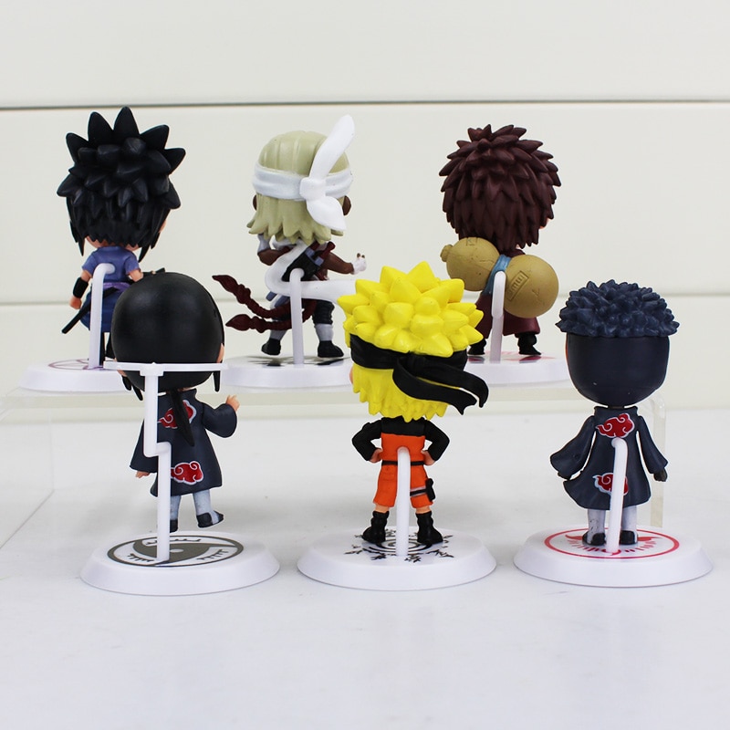 Anime Action Figure Naruto Cute Toys (6pcs) Anime Action Figure Naruto Cute Toys (6pcs)