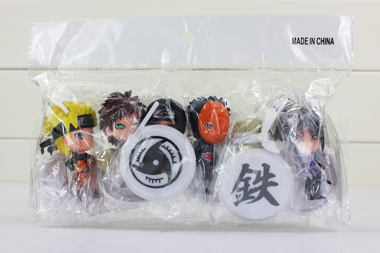 Anime Action Figure Naruto Cute Toys (6pcs) Anime Action Figure Naruto Cute Toys (6pcs)