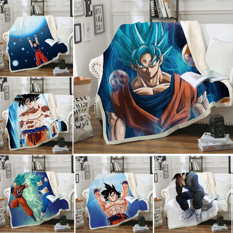 Anime Blanket Dragon Ball Design