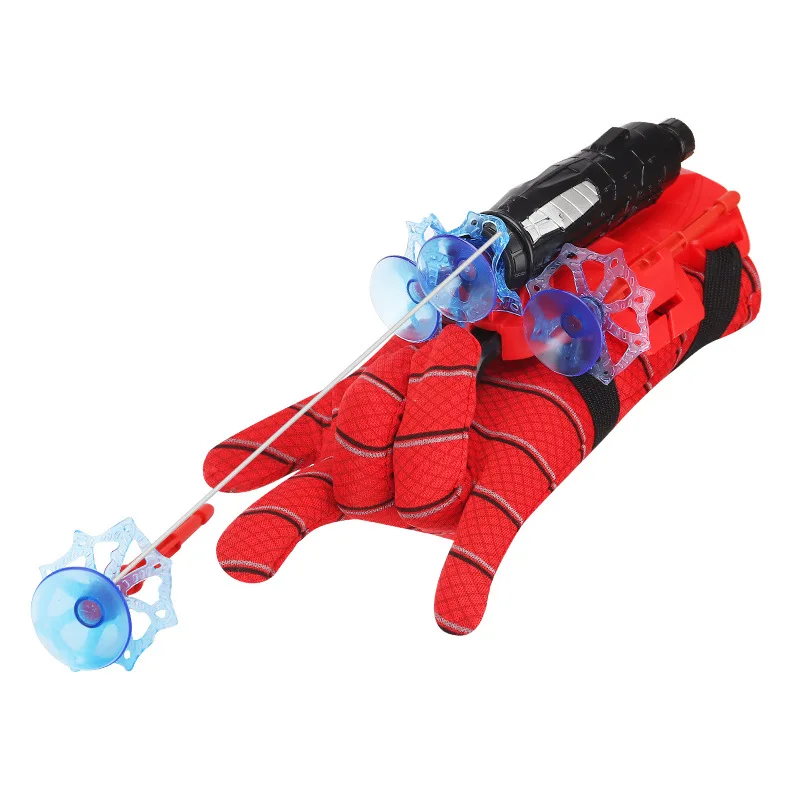 Anime Figure Wrist Launcher ML Legends Spiderman Shooters Toys Spider Man Cosplay Accessories Props Gloves Gift kids Toy