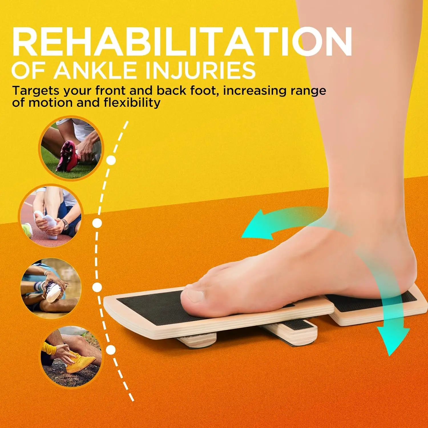 Ankle Balance Board Foot Strengthener Trainer For Pilates Balance Training Sprained Ankle Stability Exercises Plantar
