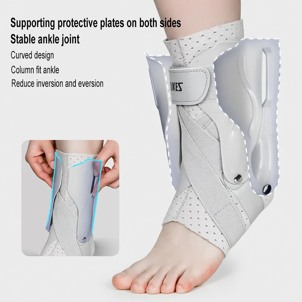 Ankle Brace for Sprained Ankle, Ankle Support Brace with Side Stabilizers for Men and Women, Ankle Splint Stabilizer Ankle Brace for Sprained Ankle, Ankle Support Brace with Side Stabilizers for Men and Women, Ankle Splint Stabilizer