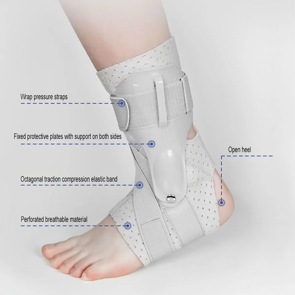 Ankle Brace for Sprained Ankle, Ankle Support Brace with Side Stabilizers for Men and Women, Ankle Splint Stabilizer Ankle Brace for Sprained Ankle, Ankle Support Brace with Side Stabilizers for Men and Women, Ankle Splint Stabilizer