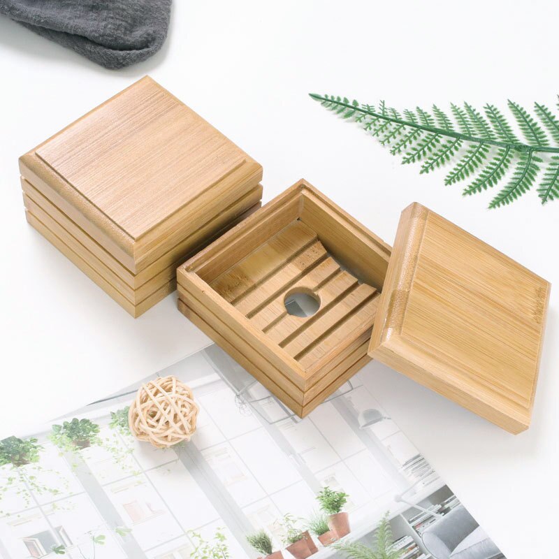 Anti Bacterial Bamboo Wooden Soap Box Anti Bacterial Bamboo Wooden Soap Box