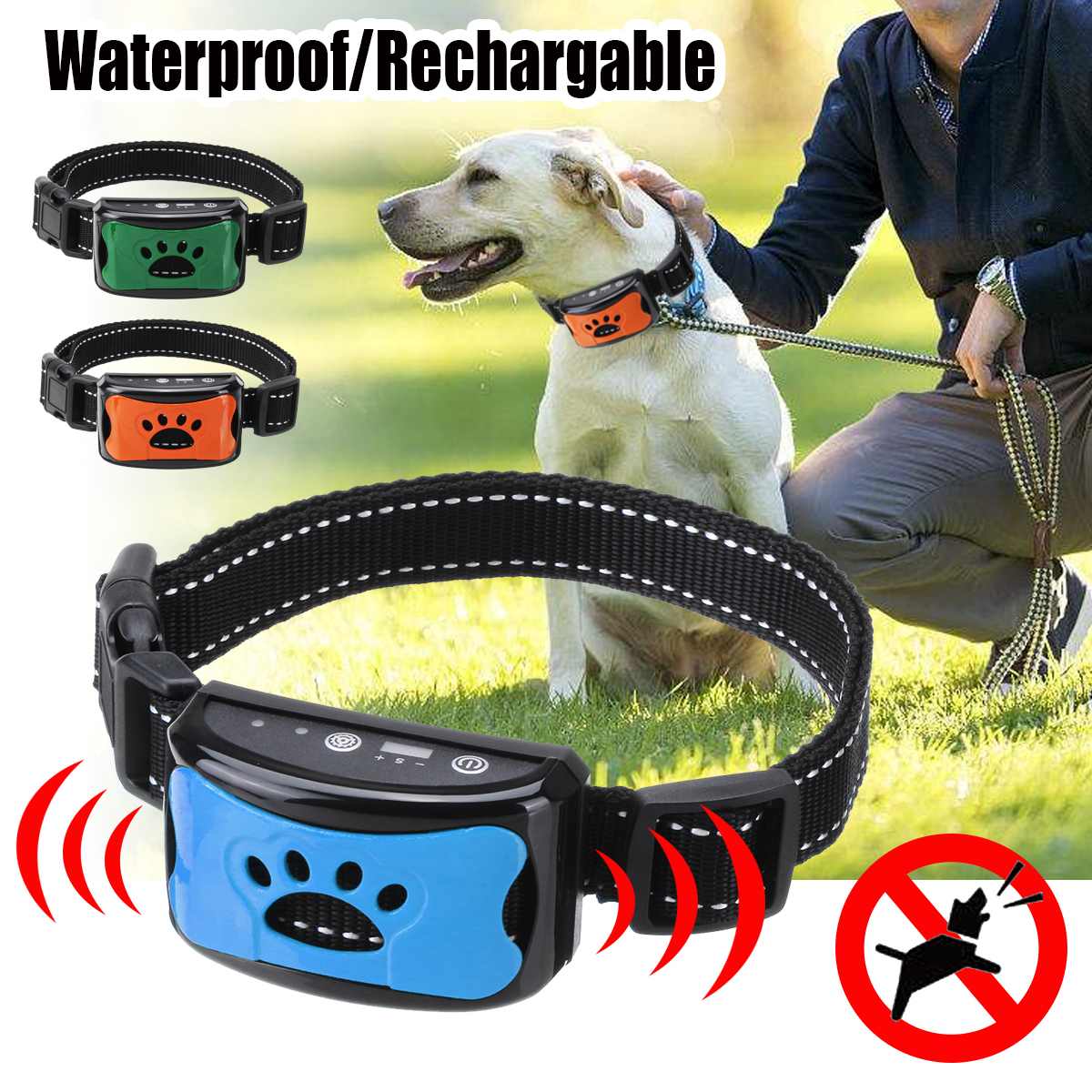 Anti Bark Dog Collar Rechargeable Collar Anti Bark Dog Collar Rechargeable Collar