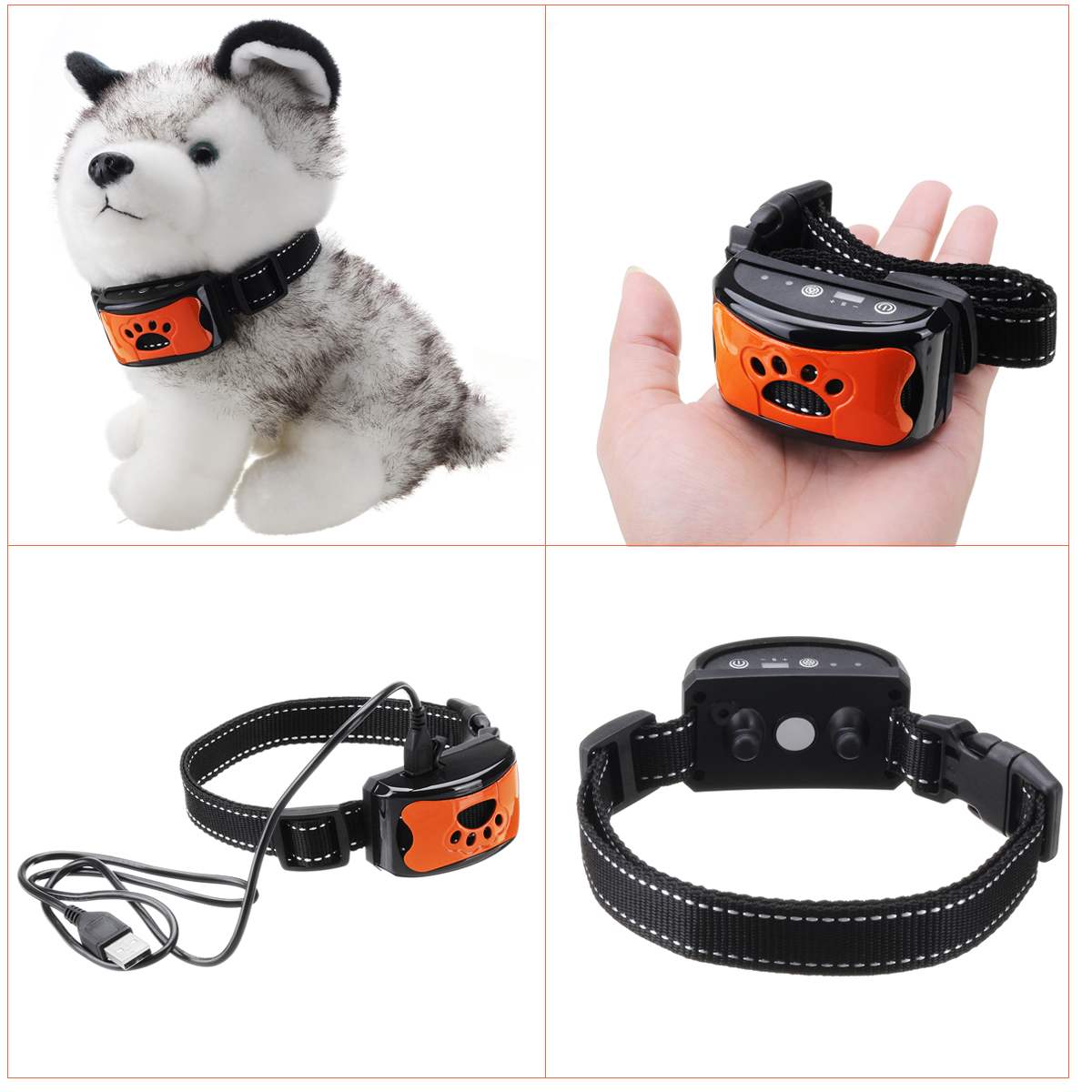 Anti Bark Dog Collar Rechargeable Collar Anti Bark Dog Collar Rechargeable Collar