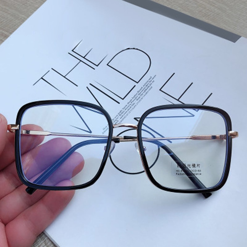 Anti Blue Light Big Square Eyeglasses Anti Blue Light Big Square Eyeglasses