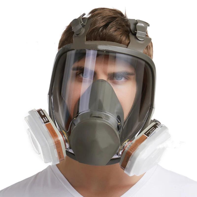 Anti-Fog Dustproof 6800 Full Face Gas Mask Industrial Painting Spraying Respirator Filter Safety Work Formaldehyde Anti-Fog Dustproof 6800 Full Face Gas Mask Industrial Painting Spraying Respirator Filter Safety Work Formaldehyde