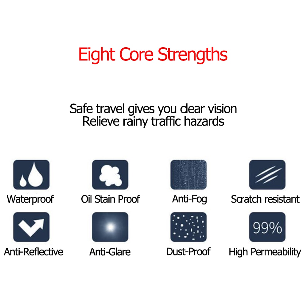 Anti Fog Film for Car 2-pc Set Anti Fog Film for Car 2-pc Set