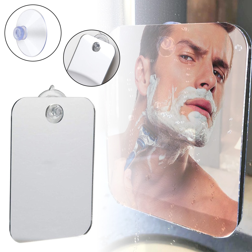 Anti Fog Shower Mirror with Suction Cup Anti Fog Shower Mirror with Suction Cup