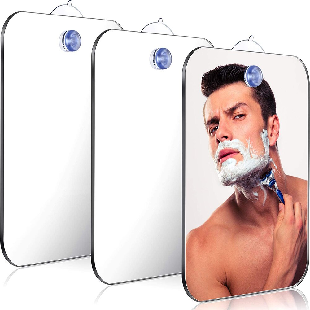Anti Fog Shower Mirror with Suction Cup Anti Fog Shower Mirror with Suction Cup
